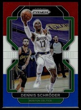 2021-22 Panini Prizm #20 Dennis Schroder Red White and Blue