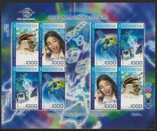 Indonesien - Telekommunikation Kleinbogen postfrisch 2002 Mi. 2172-2175