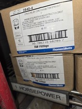 (10 Pk) Thomas & Betts Strain Relief Cord Connector Straight 1", 2540-4