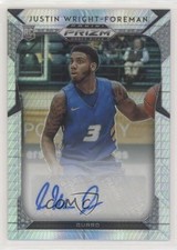 2019-20 Panini Prizm Draft Picks Hyper 61/75 Justin Wright-Foreman #53 Auto 00ac