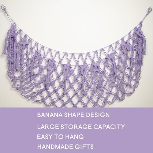Stuffed Animal Net or Hammock -Wall Mounted-Handmade Macrame Toy Hammock - Picture 4 of 7