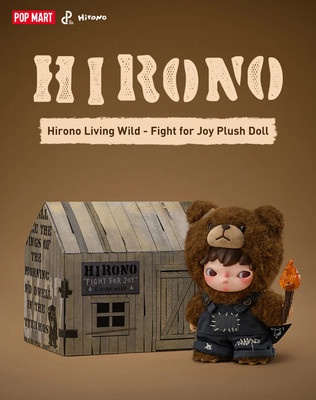 Hirono Living Wild Fight for Joy ぬいぐるみ4個 POP MART Hirono Living Wild-Fight for Joy Plush Doll BOX SEALED