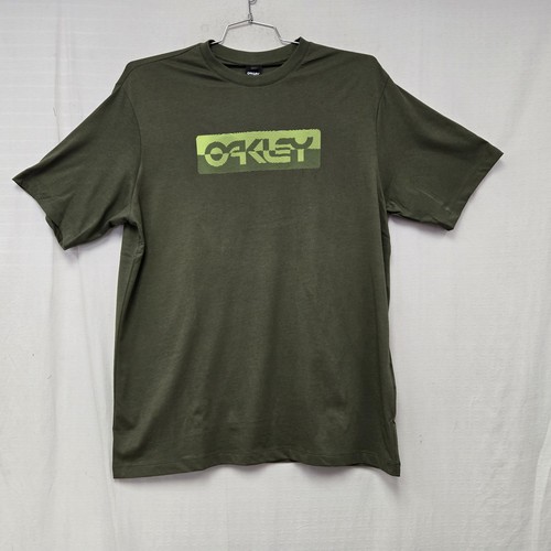 Oakley Mens Duality B1B Tee Short Sleeves Casual T-Shirt New Dark Brush XLarge