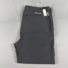 RLX Ralph Lauren Golf Pants Pocket Logo 38 x 30 Black Nylon NWT MSRP 168