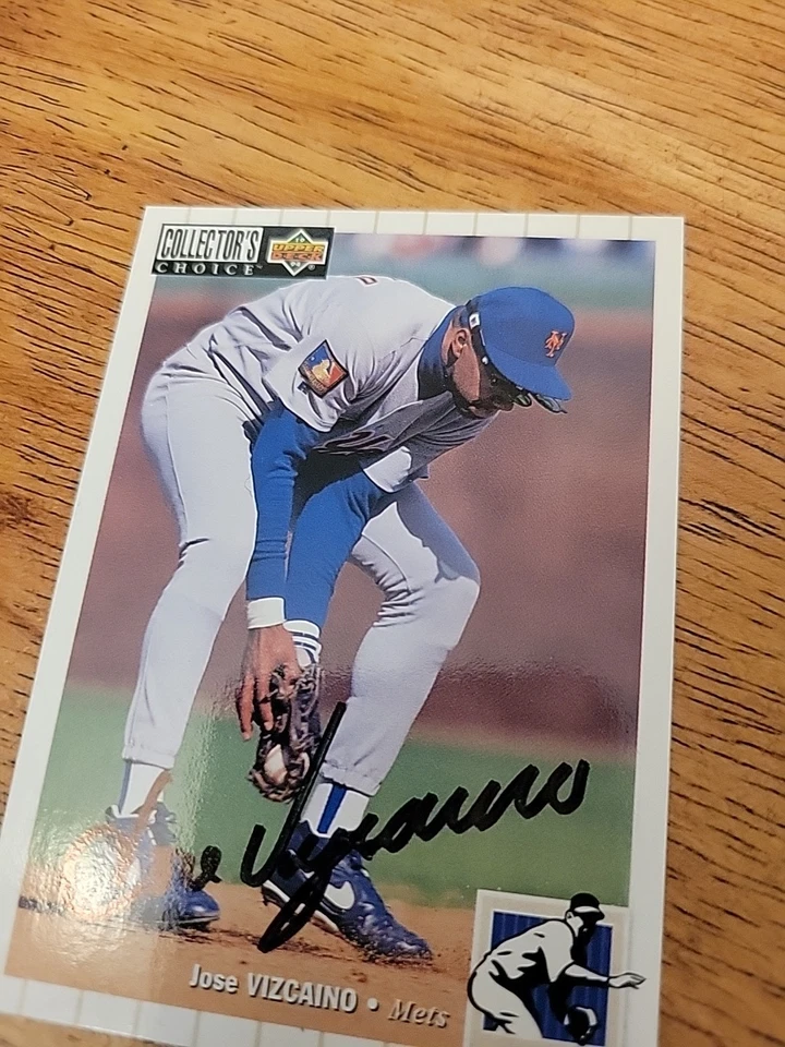 1994 Upper Deck Collector's Choice - Jose Vizcaino #532 Silver Foil Signature - Image 4 of 4