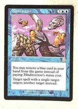Magic the Gathering * MTG * 1 X Misdirection * Mercadian Masques * LP
