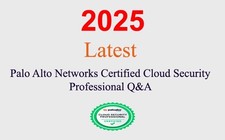 Palo Alto Networks Cloud Security Professional Q A GUARANTEED 1 month update 