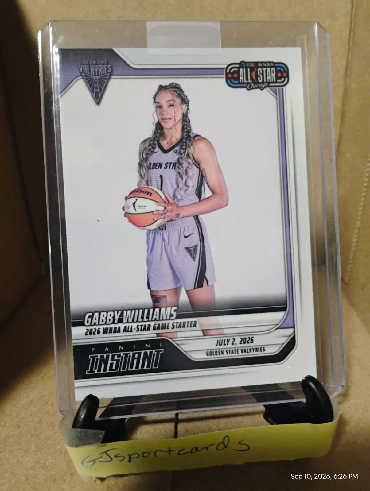 2026 Panini Instant WNBA #215 Gabby Williams Golden State Valkyries PR:189