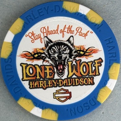 Harley Davidson Wide Print Poker Chip from Lone Wolf HD in Spokane, Washington