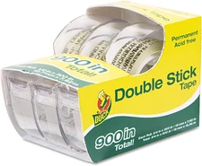 0021087 Permanent Double-Stick Tape, 1/2-Inch X 300-Inch, 1-Inch Core, Clear
