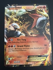 2012 Pokemon Entei EX 13/108 Ultra Rare Full Art Holo Dark Explorers 
