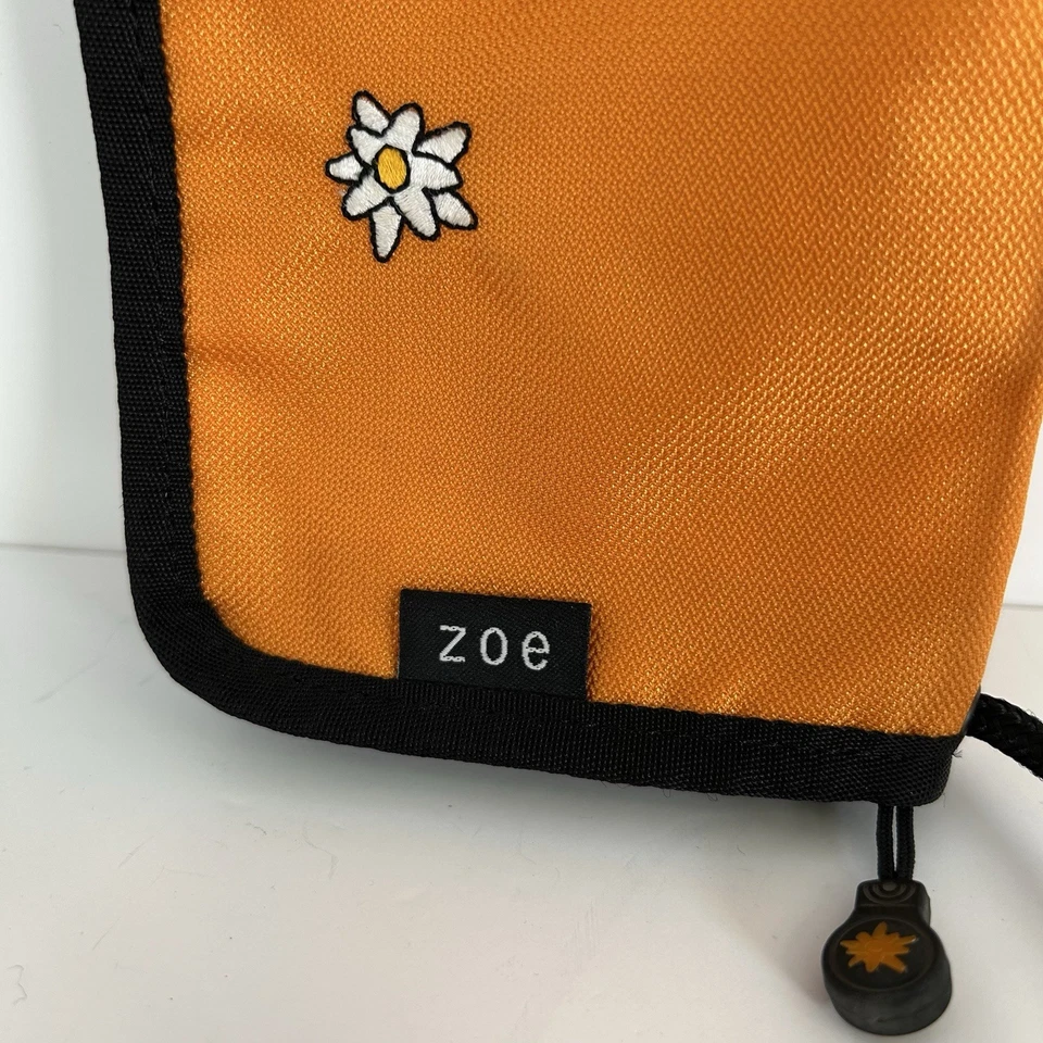 Cartera Bandolera Sherpani Zoe Cremallera Alrededor Naranja Correa Ajustable 5.5 x 4.5 pulgadas Foto 2 de 4