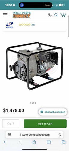 Tsurumi Submersible Trash Water Pump 2-inch Discharge 52 GPM