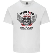 Camiseta de algodón ligero Speed Zone para motociclista para hombre