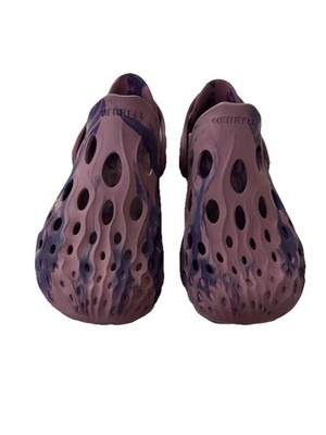 Merrell Erica Hydro Mix Rubber Slides Size KS1 Purple Pink