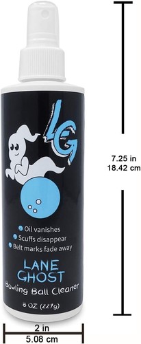 Unscented Bowling Ball Cleaner Spray - USBC Approved - 8oz for Peak Performance - Foto 6 di 11