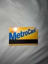 NYC METRO CARD (USED VINATAGE 2021)