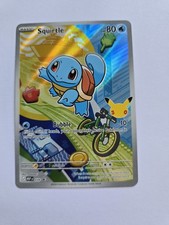 Pokemon Tcg Squirtle Black Star Promo 39 30th Anniversary Mint