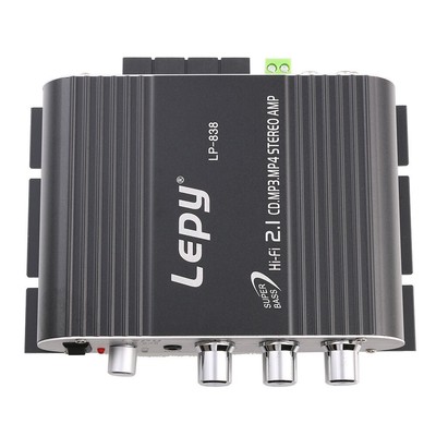 LEPY LP838 HiFi Bass 2.1 Audio Amplifier 12V #fb