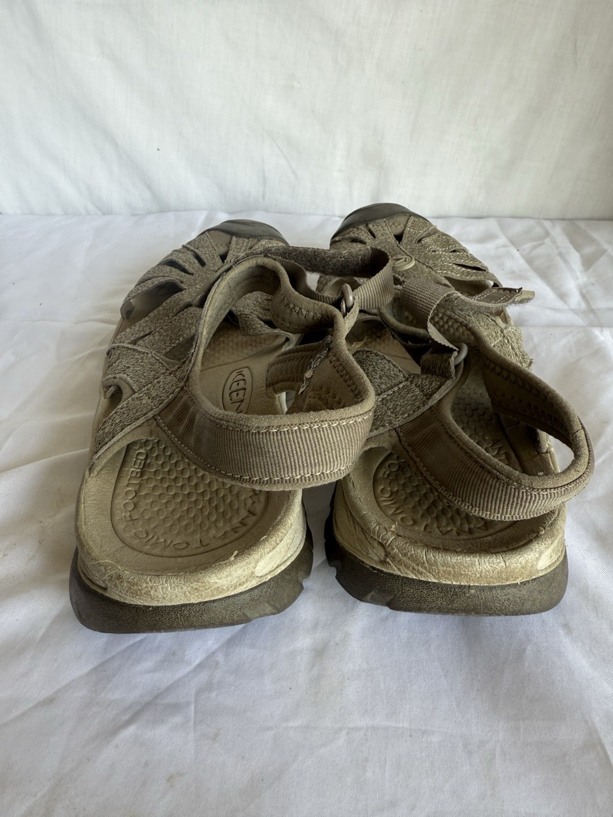 Scarpe sandali sportivi Keen Rose da donna taglia 11 in camoscio marrone con cinturino outdoor escursionismo