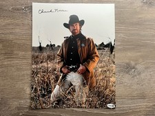 Chuck Norris Signed Walker Texas Ranger 11x14 Photo JSA COA