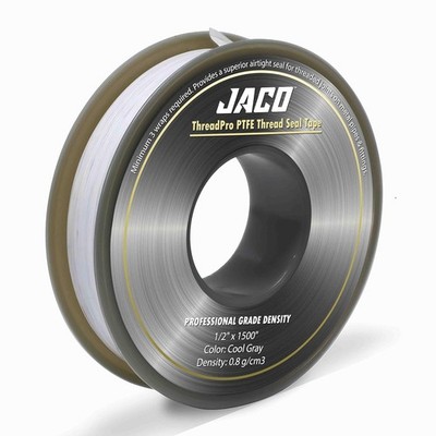 JACO ThreadPro High Density Thread Seal Tape 1/2in x 125ft
