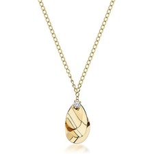 Brosway Bloom Gold Tone Women Long Necklace Pendant BO M02