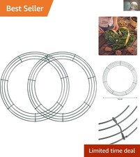 Versatile Metal Wreath Rings 14-Inch - DIY Craft Supplies for Every Occasion