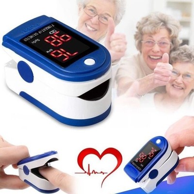 Finger pulsoximeter Puls Messer oxymeter Messgerät Sauerstoff Messen SpO2 Pulse.