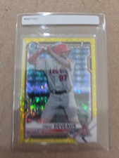 2021 Bowman - Chrome Prospects Trent Deveaux #BCP-94 Gold Shimmer... /75