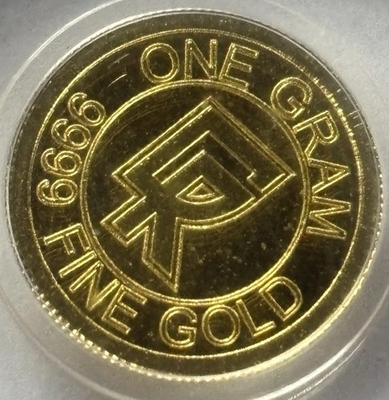 #ad #ad 1g Clean Ripz Gold Round ICG MS70 PL .9999 Fine Gold Micro Round Rare $179.99