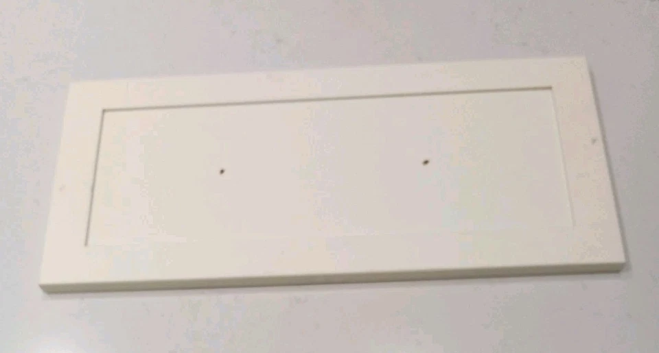 1 cajón o puerta de gabinete de cocina con panel elevado usado amarillo pálido Foto 2 de 2