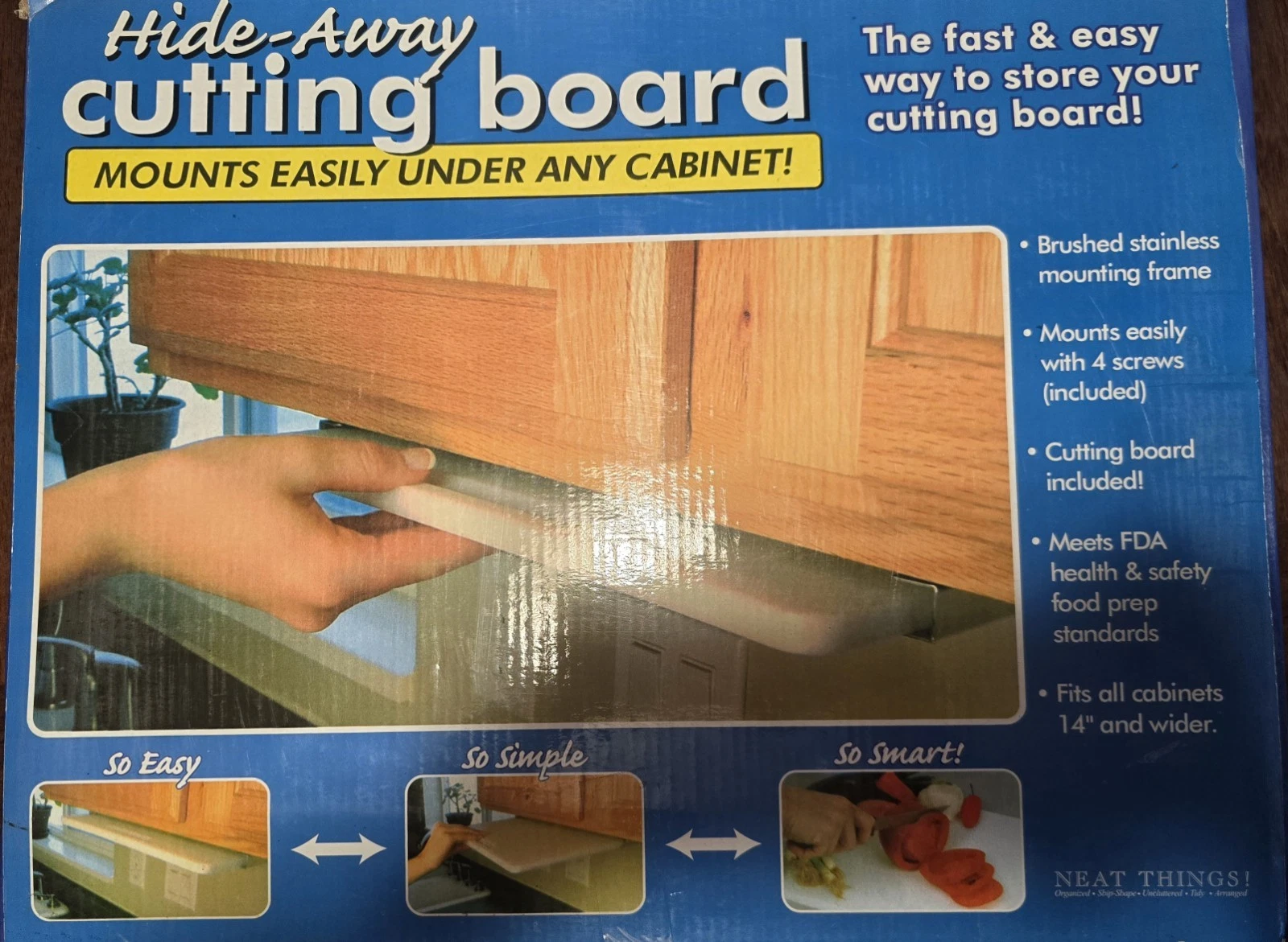 Hide Away Cutting Board Kitchen Cutting Board