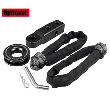 Trailer Hitch D-ring Shackle 2 Inch Receiver Adjustable Recovery Truck Suv 4x4