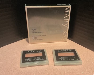 2- Mary Kay Chromafusion Blush JUICY PEACH + CASE