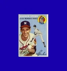 1954 Topps Warren Spahn #20 - Milwaukee Braves - Mint