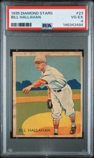 1934 Diamond Stars (R327) #23 Bill Hallahan PSA 4 VG-EX