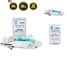 Fiberglass Boat Repair Kit Epoxy Resin Gelcoat Patches Tools