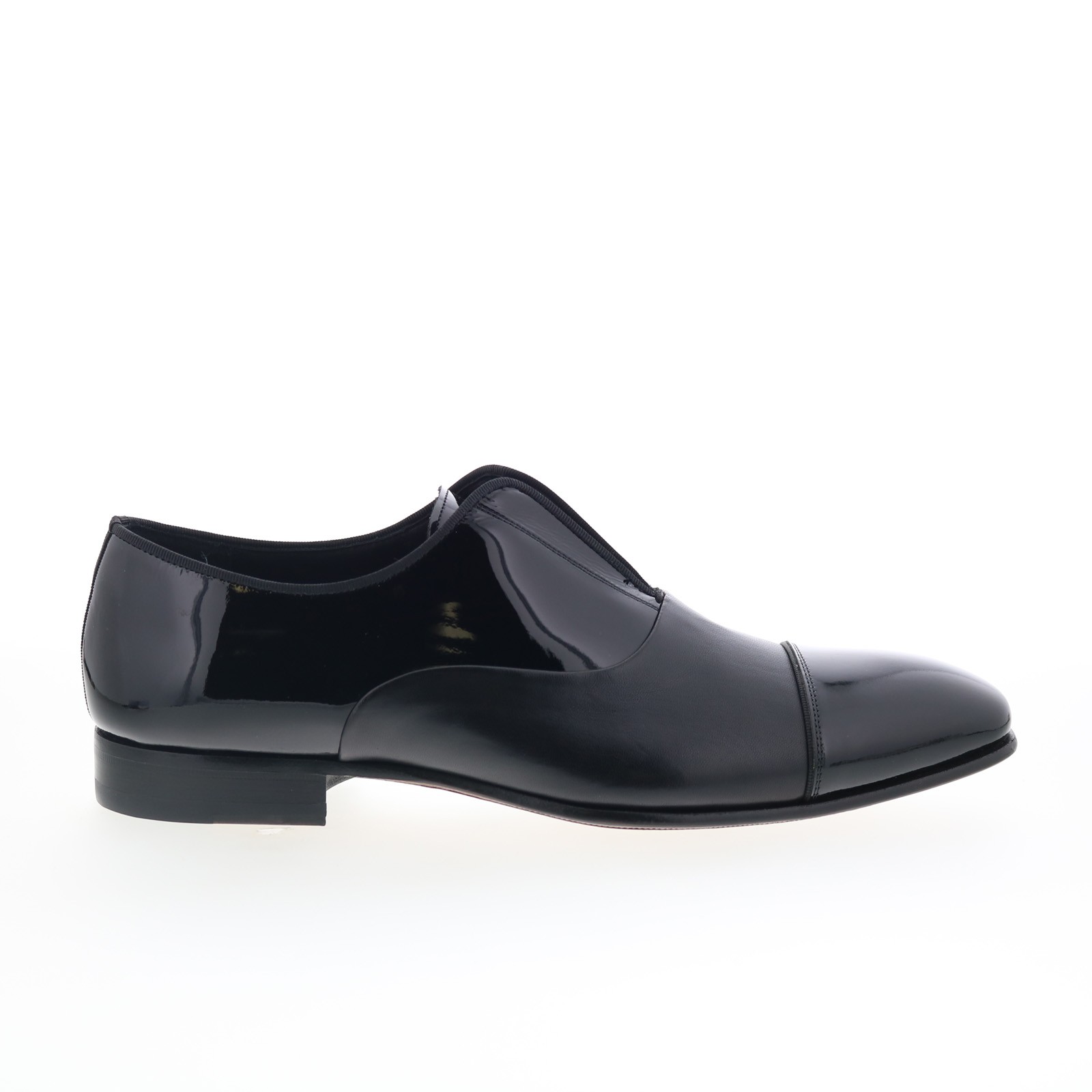 Mezlan Mez184 Tuxedo Mens Black Leather Loafers & Slip Ons Casual Shoes 9