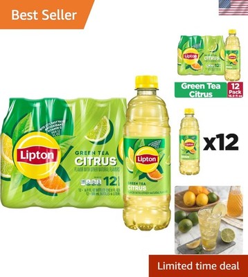 Green Tea Citrus Iced Tea - 12 x 16.9 Fl Oz Bottles for Every Occasion