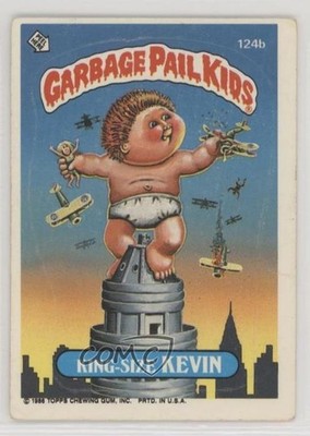 1986 Topps Garbage Pail Kids Series 3 King-size Kevin (Copyright on Front) 0c6