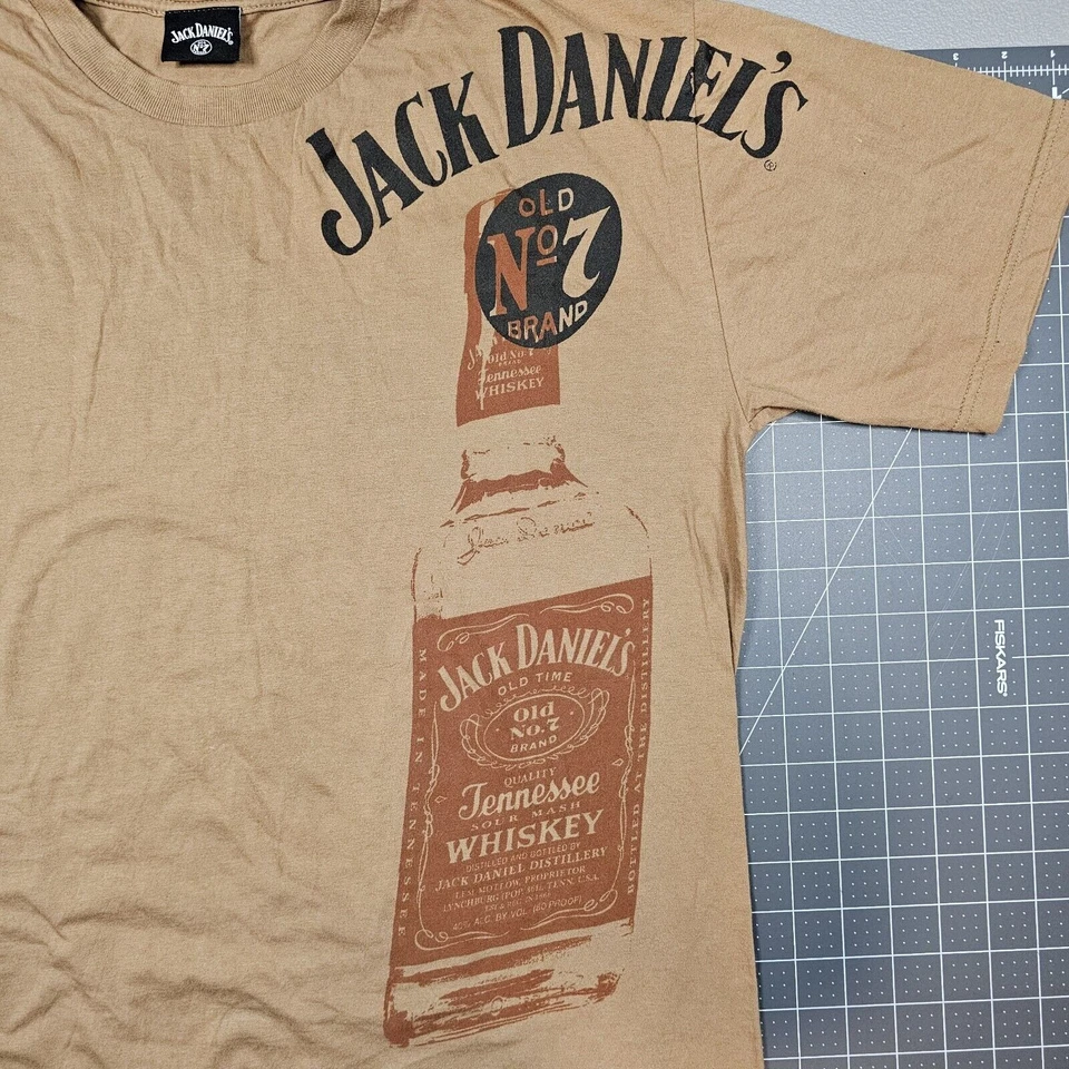 Camiseta Jack Daniels Para Hombre Mediana Y2K Whisky Licor Patinador Motociclista Ropa de Calle Punk  Foto 2 de 4