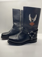 Rare Leather Harley Davidson Boots Size 7 1/2...