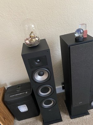 Polk Polk Audio 65-RT Black Floor Standing Tower Speakers, Wired Pair