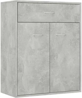Sideboard, Kommode Mit Viel Stauraum, Schrank Mit 1 Schublade 2 TüRen, Mehrzweck