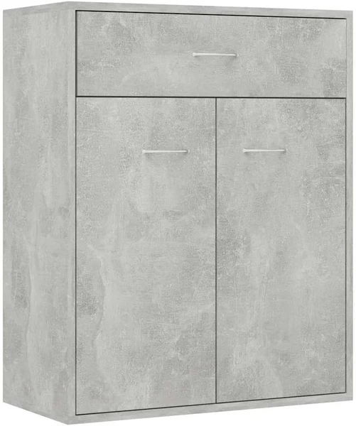 Sideboard, Kommode Mit Viel Stauraum, Schrank Mit 1 Schublade 2 TüRen, Mehrzweck-image