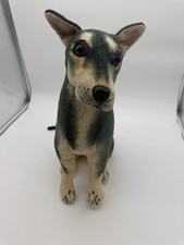 REALISTIC DOG PLUSH 19 1/2 K9 Black Tan