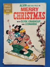 ALVIN AND HIS PALS IN MERRY CHRISTMAS #1 Dell Giant Comics 1963/1964