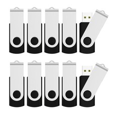 JUANWE 32GB Bulk Flash Drive 10 Packs, Mutipack USB Thumb Drives 2.0 Flashdri...