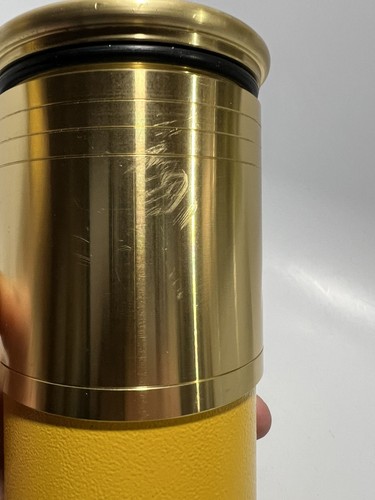 Shot Gun Shell Humidor 20 Gauge Yellow Vintage Cigar Traveler Company BIN!! - Picture 5 of 15